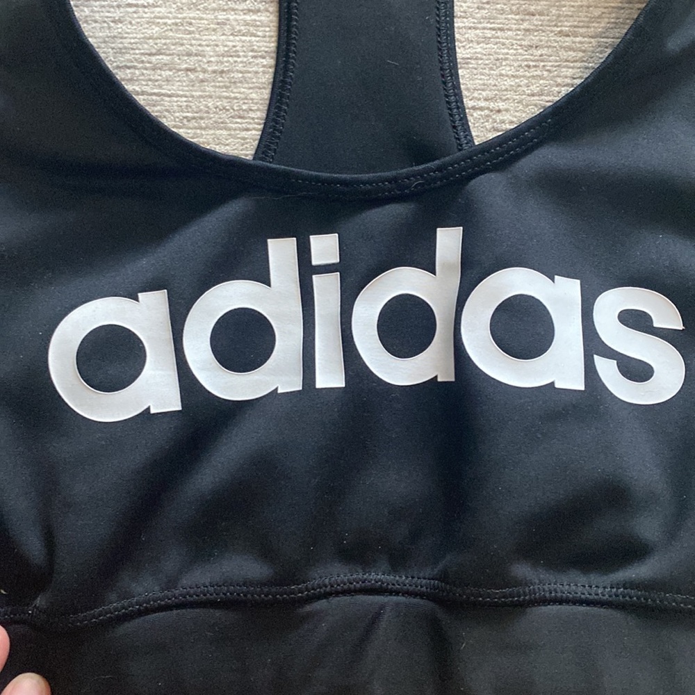 Black Adidas Sports Bra - Picture 2 of 5